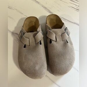 Birkenstock Boston clogs , taupe size 40